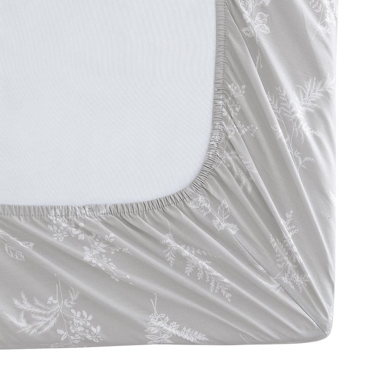 Stone Cottage - Full Sheets, Cotton Percale Bedding Set, Crisp & Cool Ideal Bedding Set (Foliage, Full) - Image 4